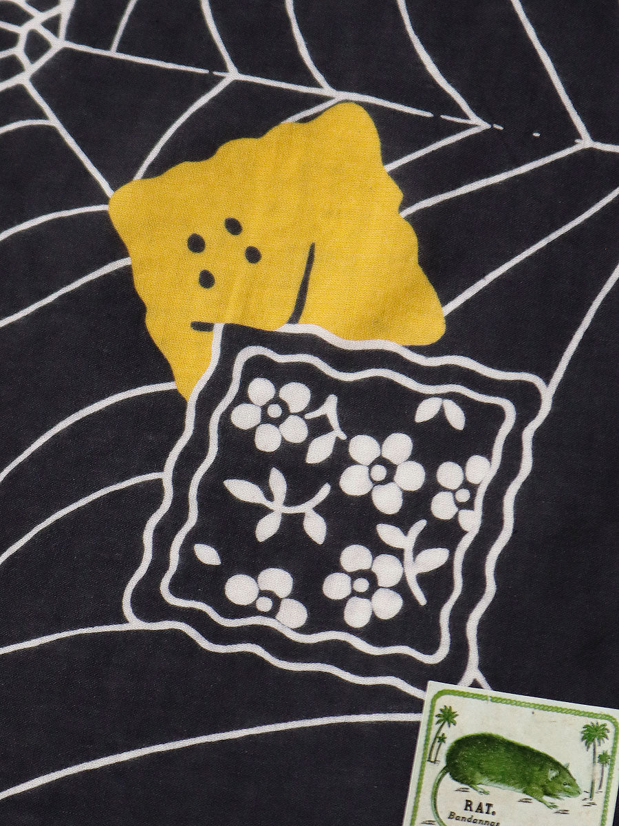 Kapital Fastcolor Selvedge Bandanna (SPIDER PECKISH RAINBOWY