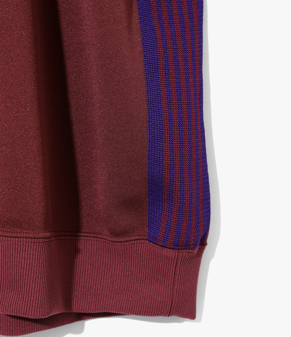 Needles - Track Crew Neck Shirt - Poly Smooth - Wine – Totem Brand Co.