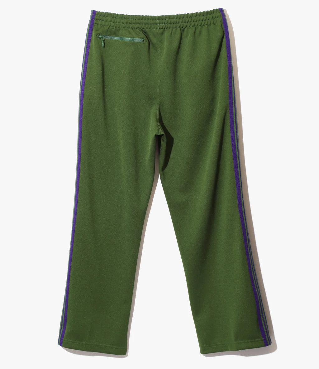 Needles FW23 NARROW TRACK PANT - POLY SMOOTH / IVY GRN -NUBIAN