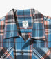 South2 West8 6 Pocket Shirt - Flannel Twill / Plaid - Blue/Orange