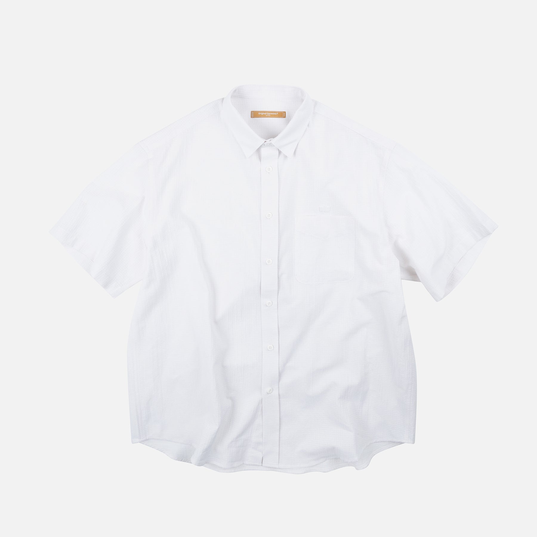 FrizmWorks OG Dobby Weave Seersucker Half Shirt - White – Totem