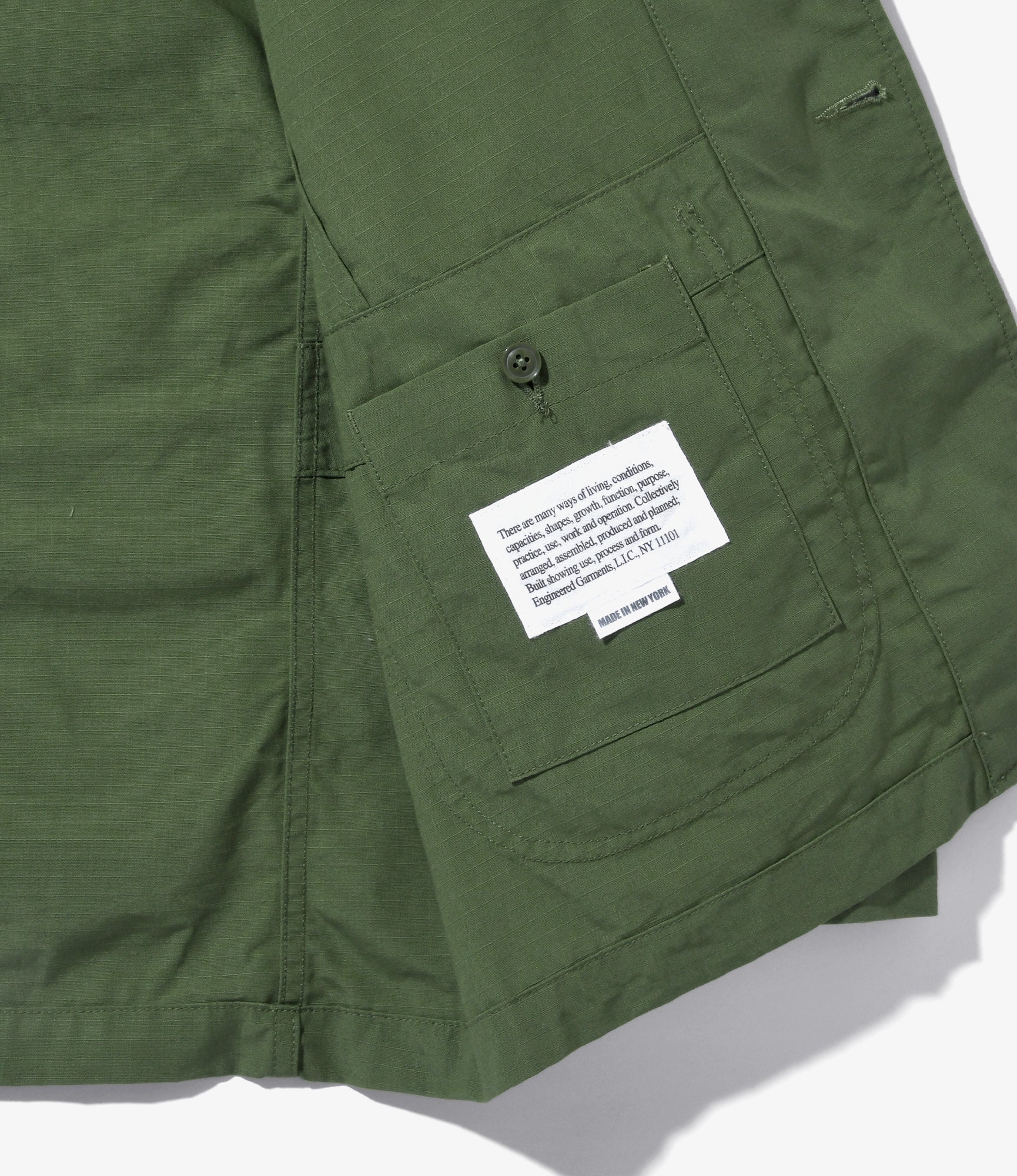 Engineered Garments Bedford Jacket - Olive Cotton Ripstop – Totem