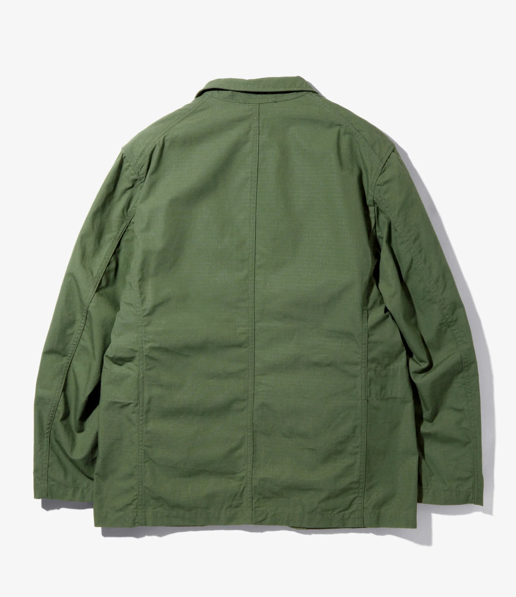 Engineered Garments Bedford Jacket - Olive Cotton Ripstop