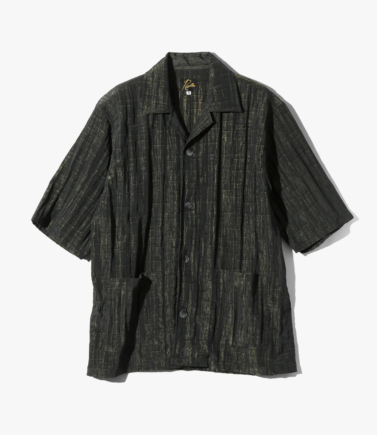 Needles- Cabana Shirt - R/N Bright Cloth / Cross- Black L