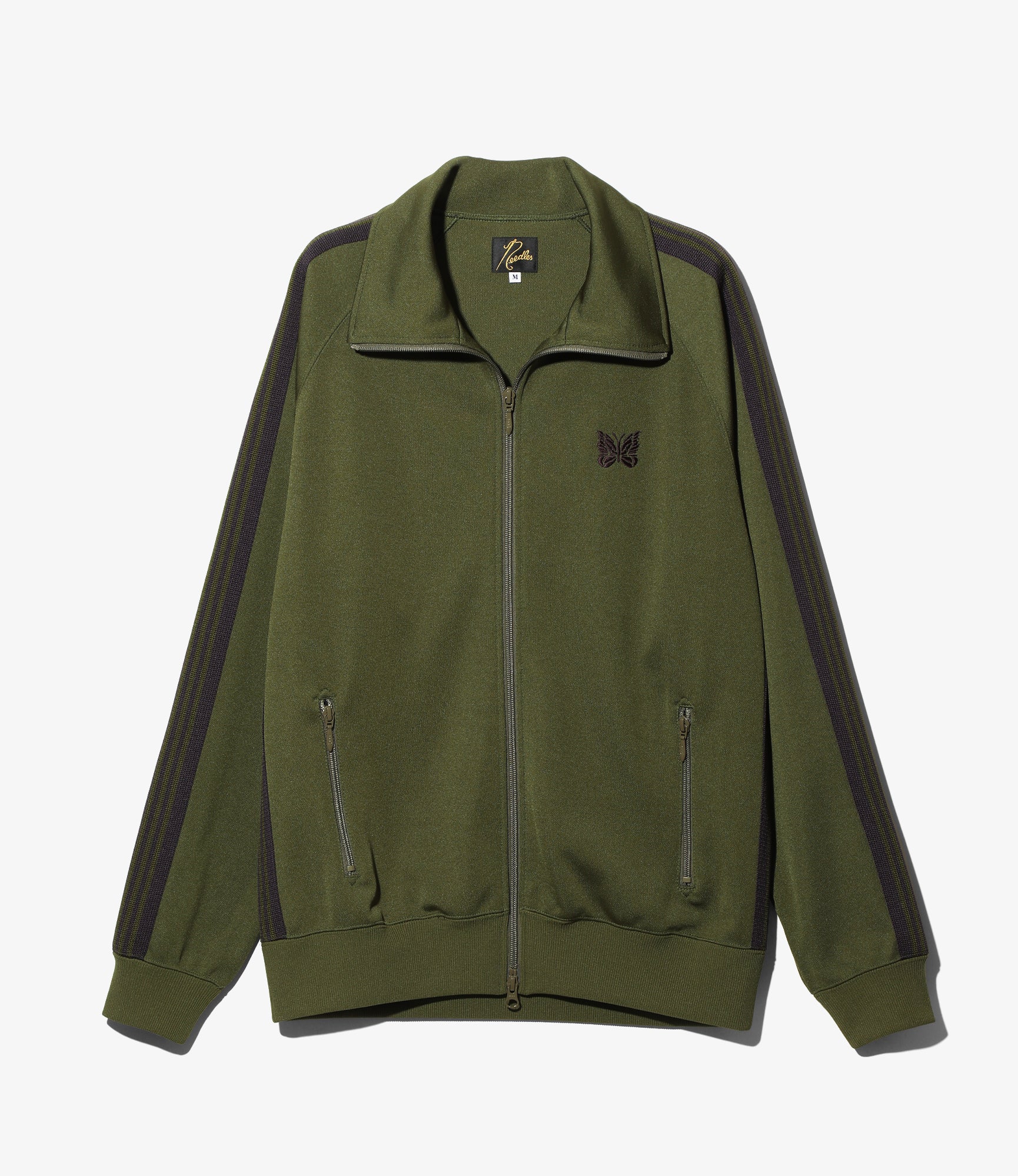 Needles - Track Jacket - Poly Smooth - Olive – Totem Brand Co.