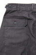 OrSlow Slim Fit Fatigue Pants - SLIM FIT FATIGUE PANTS BLACK STONE