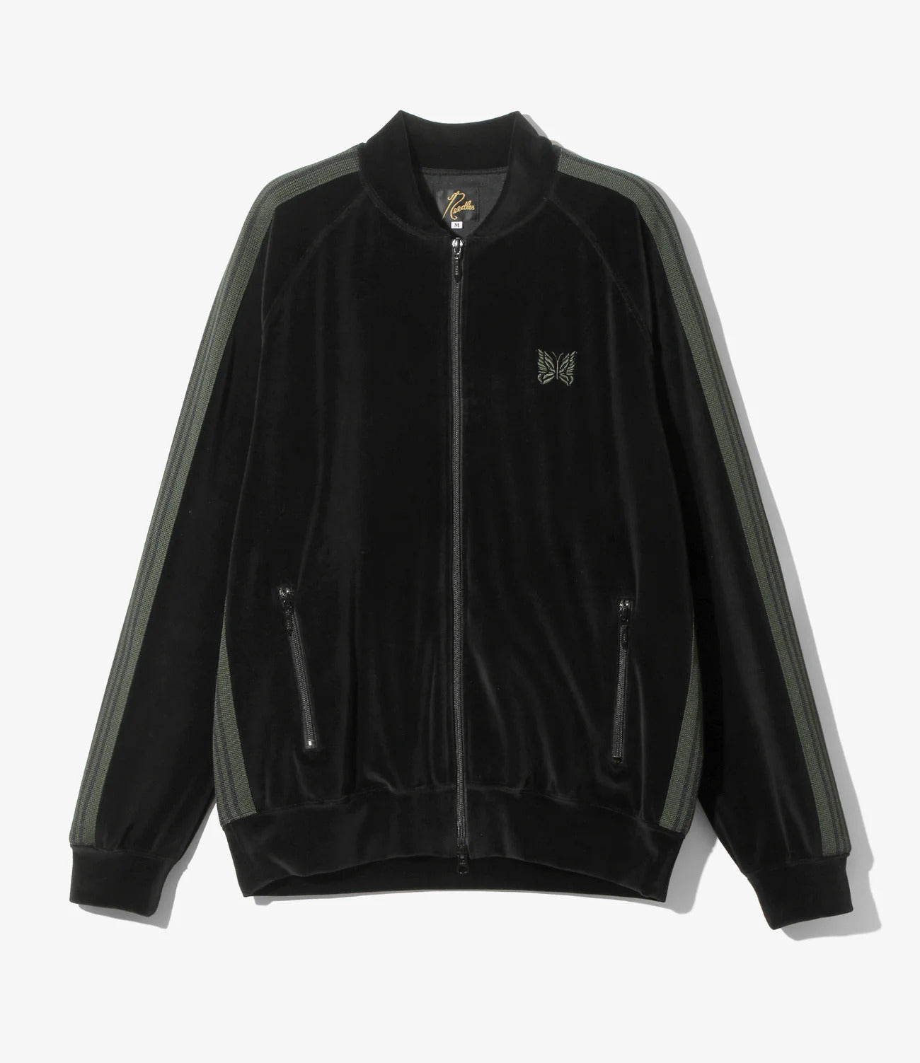 Needles | R.C. Track Jacket C/Pe Velour | Black