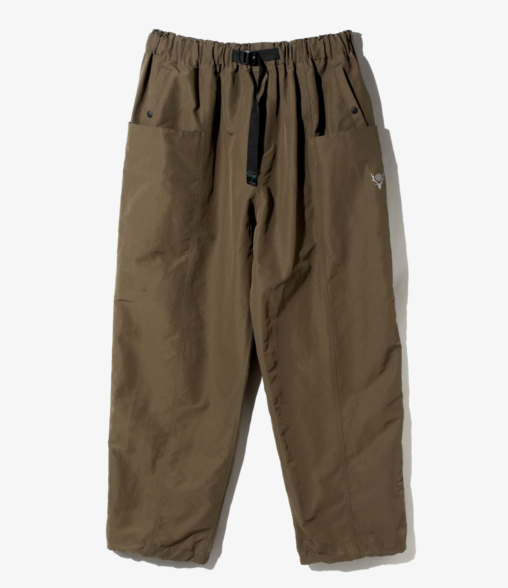 South2 West8 | Belted C.S. Pant | C/N Grosgrain | Olive - S