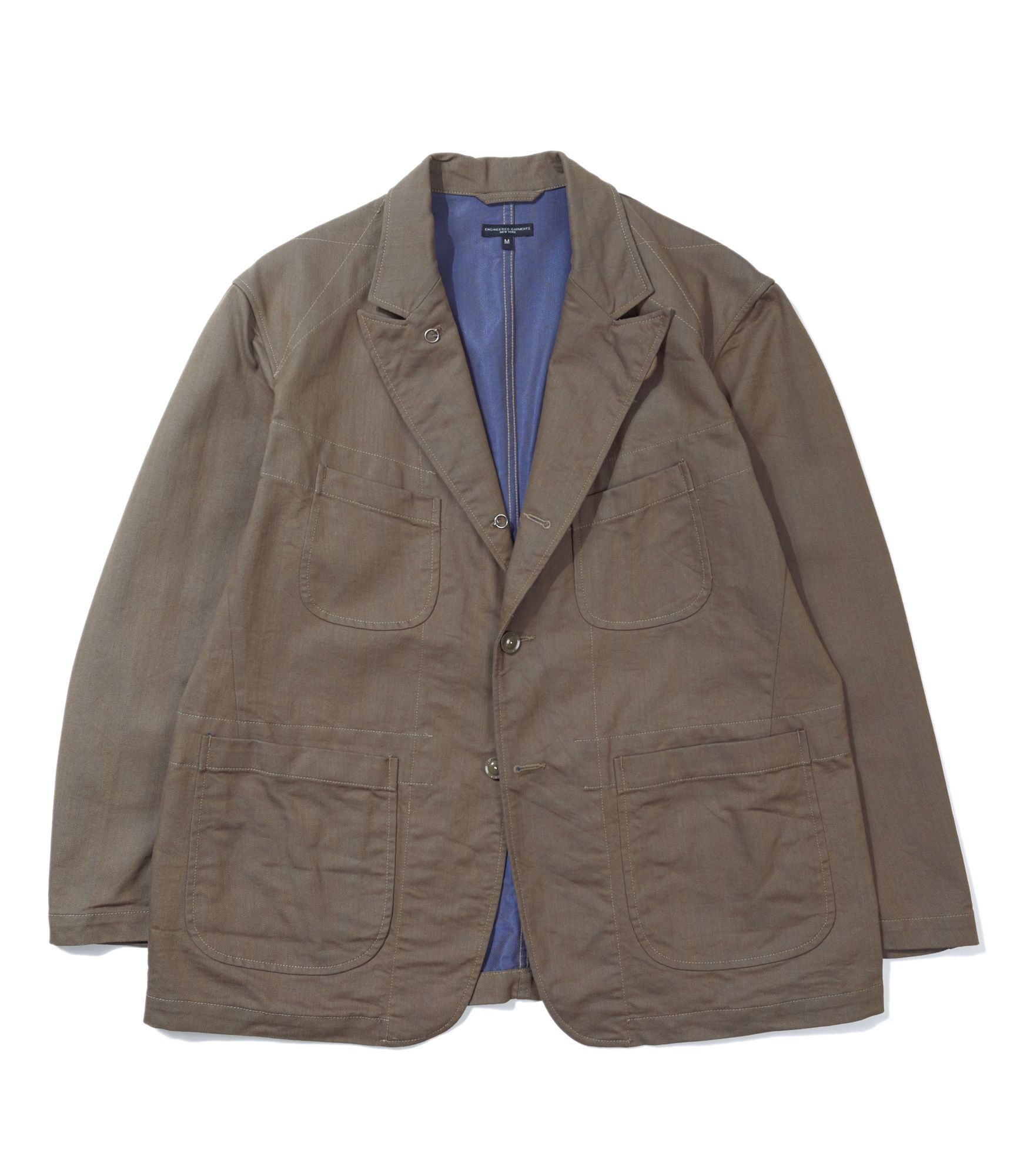 Engineered Garments Bedford Jacket - Khaki/Blue PC Iridiscent Heavy Tw –  Totem Brand Co.