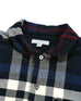 Engineered Garments Women's Rounded Collar Shirt - Navy/Red Cotton Big Plaid