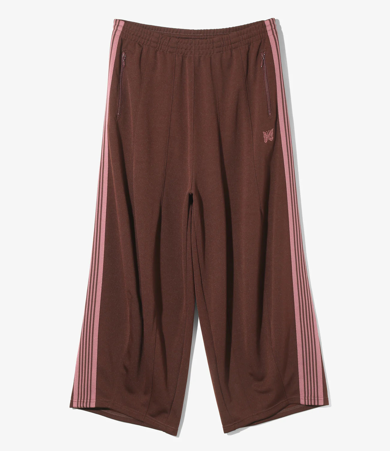 Needles H.D. Track Pants Poly Smooth - Brown – Totem Brand Co.