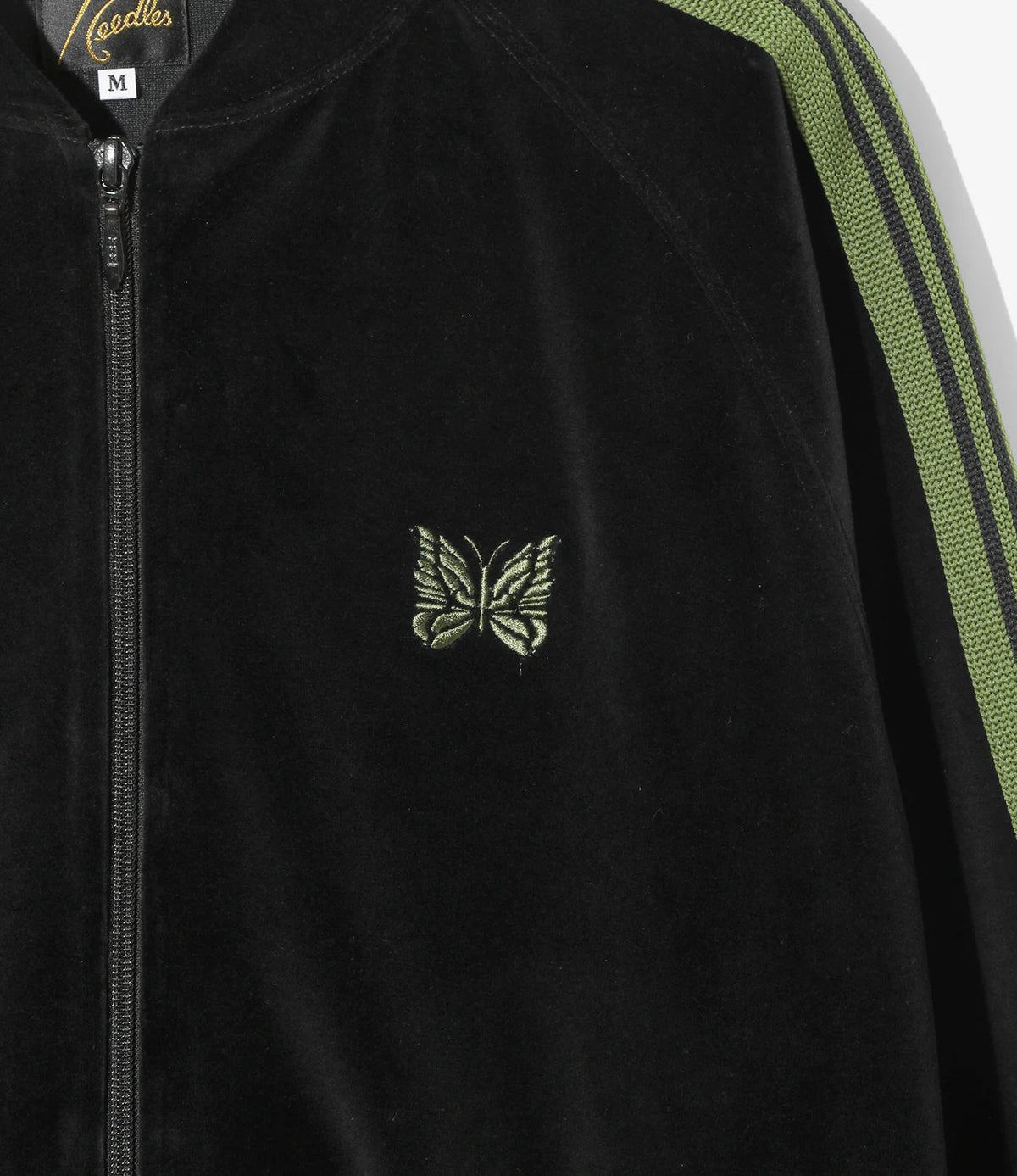 Needles Rib Collar Track Jacket C/PE Velour - Black – Totem Brand Co.