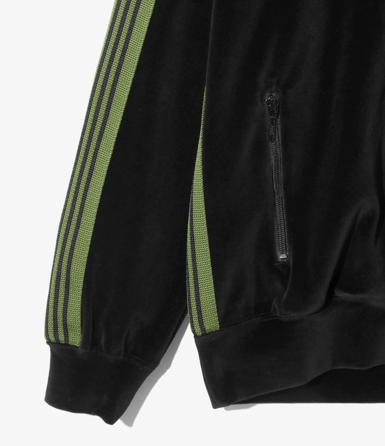 Needles Rib Collar Track Jacket C/PE Velour - Black – Totem Brand Co. Needles Rib Collar Track Jacket C/PE Velour - Black – Totem Brand Co.