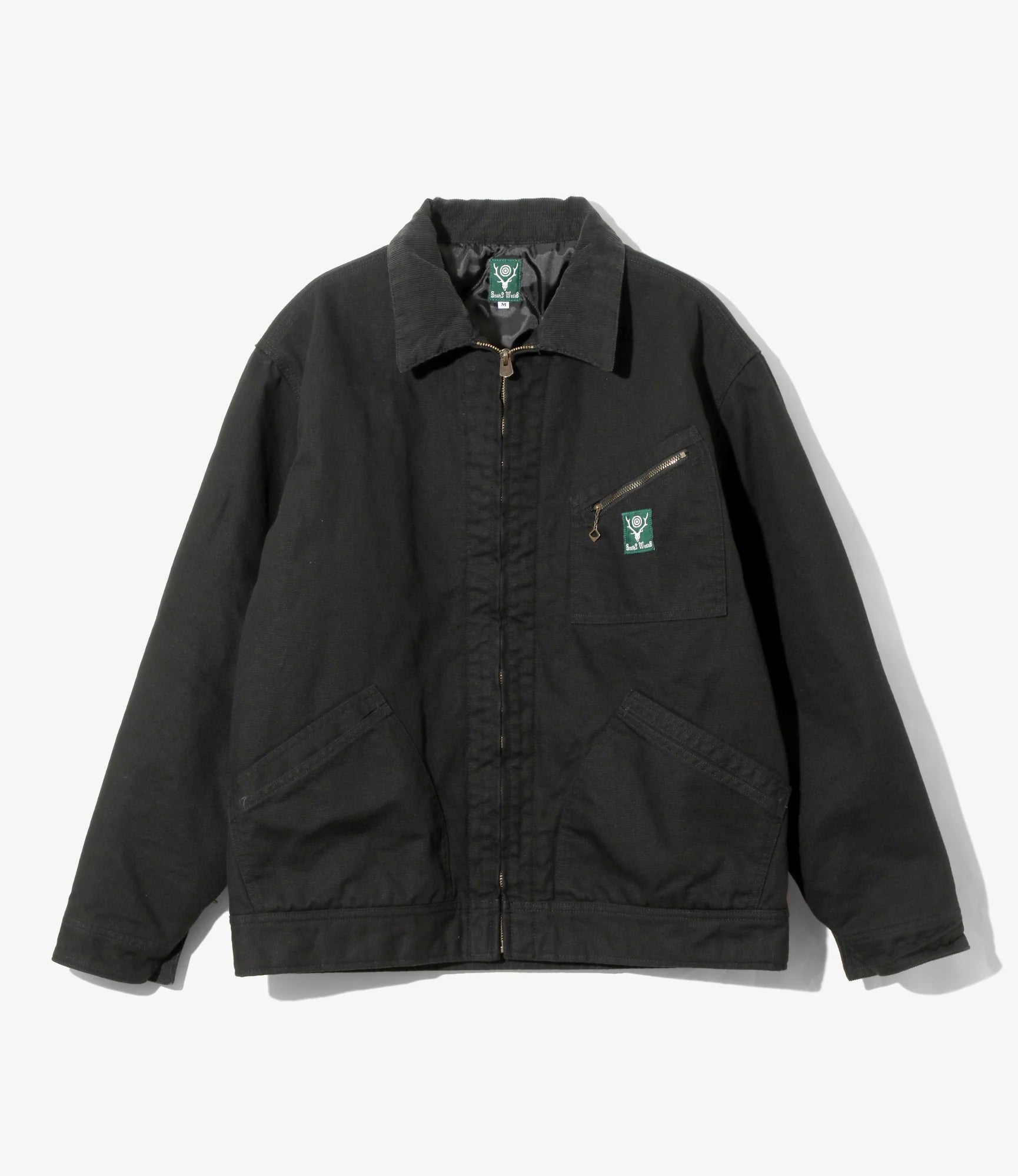 South2 West8 Work Jacket 11.5oz Cotton Canvas - Black – Totem