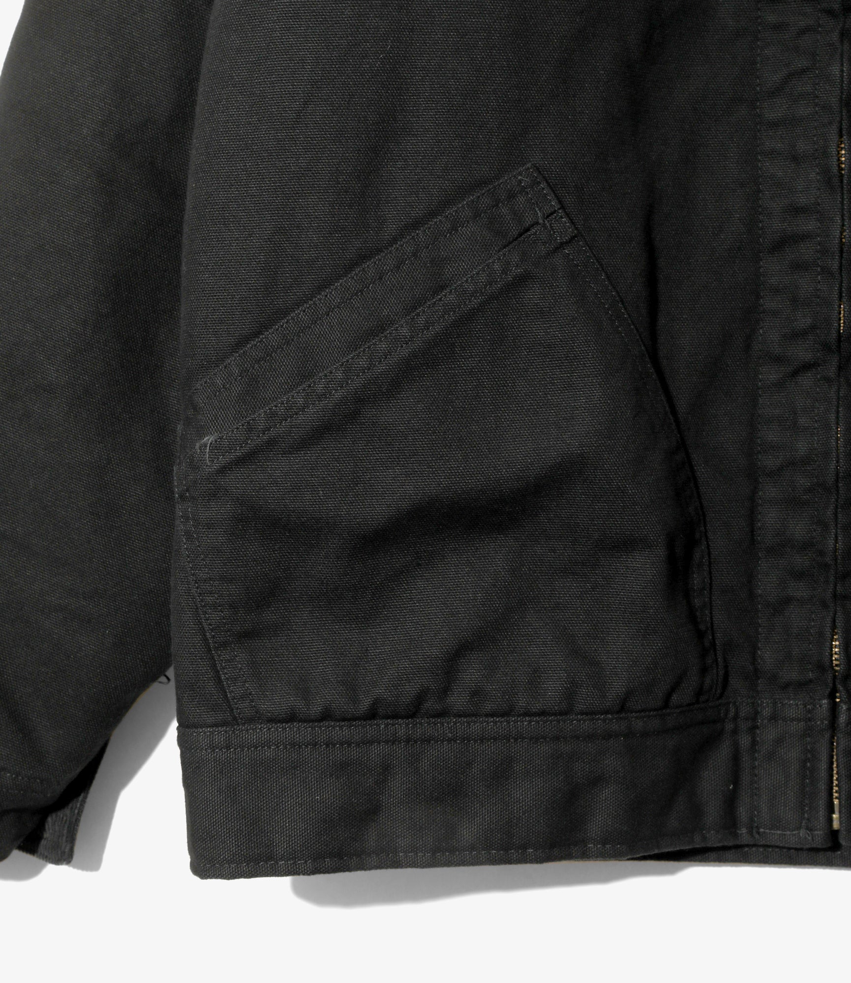 South2 West8 Work Jacket 11.5oz Cotton Canvas - Black – Totem