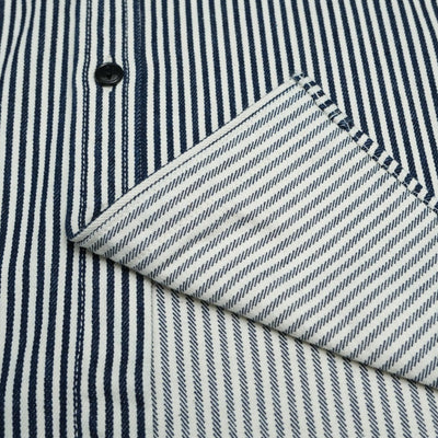 Studio D'Artisan [D5335H] 14oz. Hickory Work Shirt - One Wash