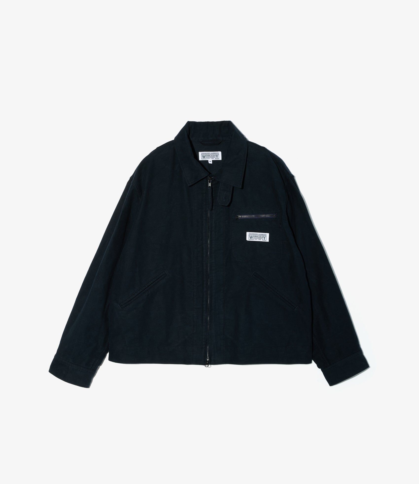 Engineered Garments Workaday Short Jacket - Dk. Navy Cotton