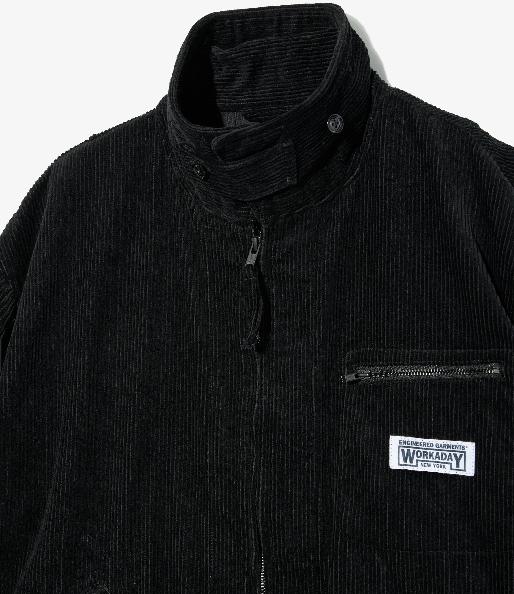 Engineered Garments Workaday Short Jacket - Black Cotton 8W