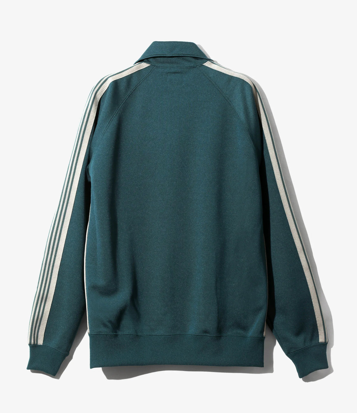 Needles Track Jacket Poly Smooth - Green (Grey Stripe) – Totem