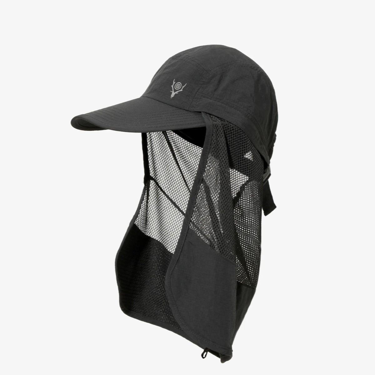 South2 West8 Nylon Riptstop Sunshade Cap - Black – Totem Brand Co.