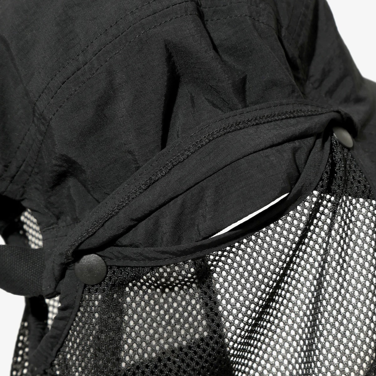 South2 West8 Nylon Riptstop Sunshade Cap - Black – Totem Brand Co.