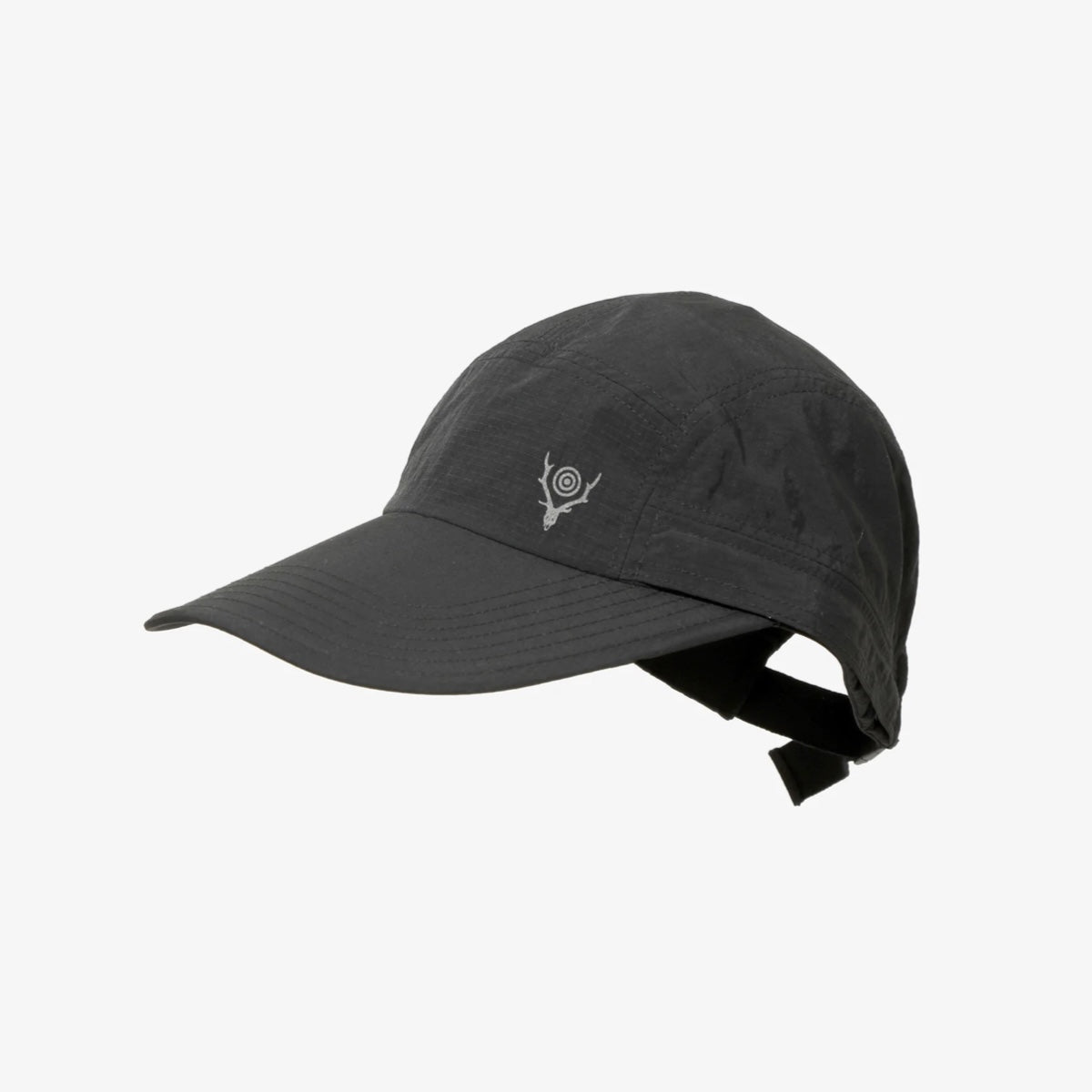 South2 West8 Nylon Riptstop Sunshade Cap - Black – Totem Brand Co.