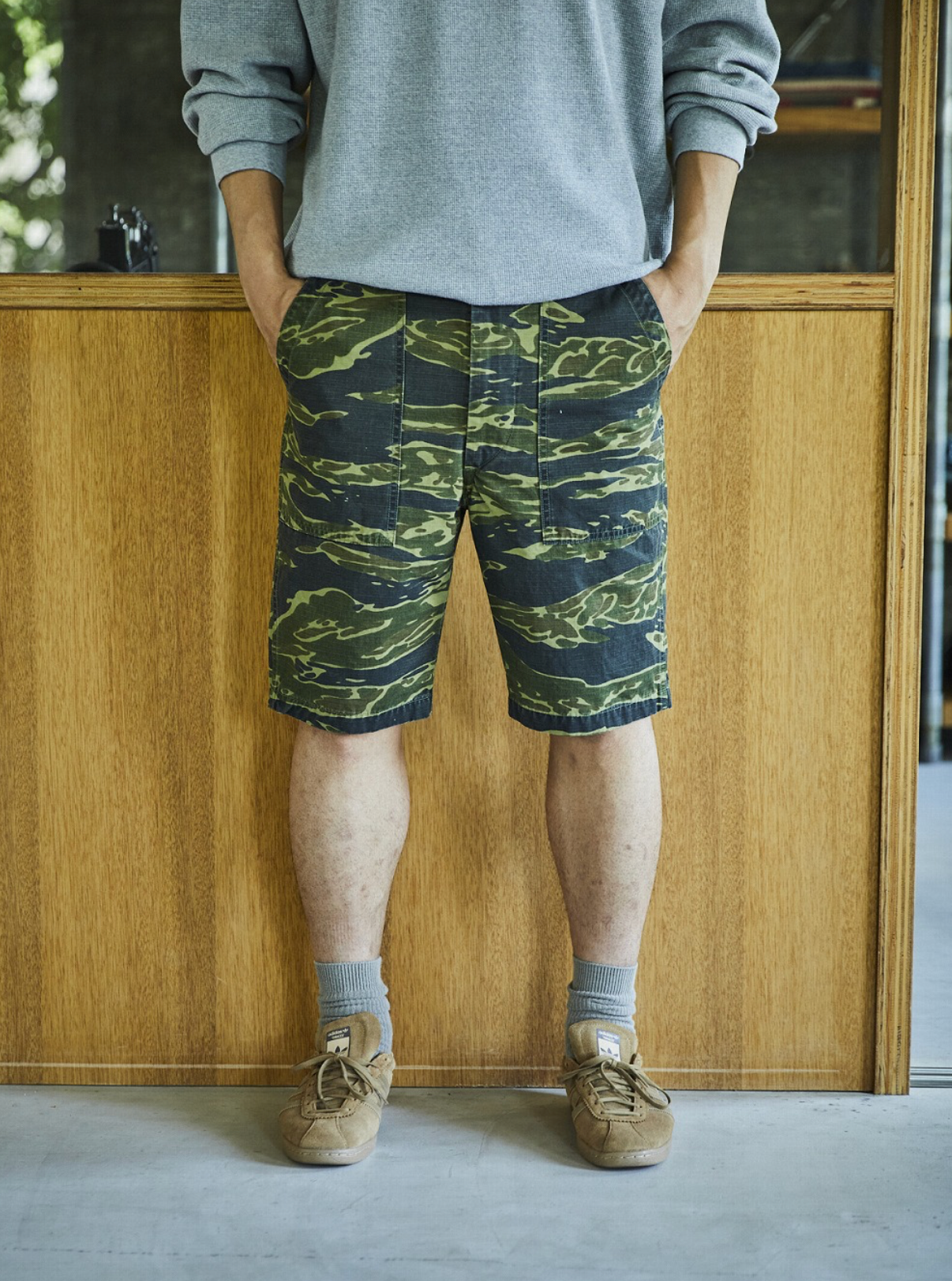 orSlow - U.S Army Fatigue Shorts (Tiger Camo TGC) – Totem Brand Co.