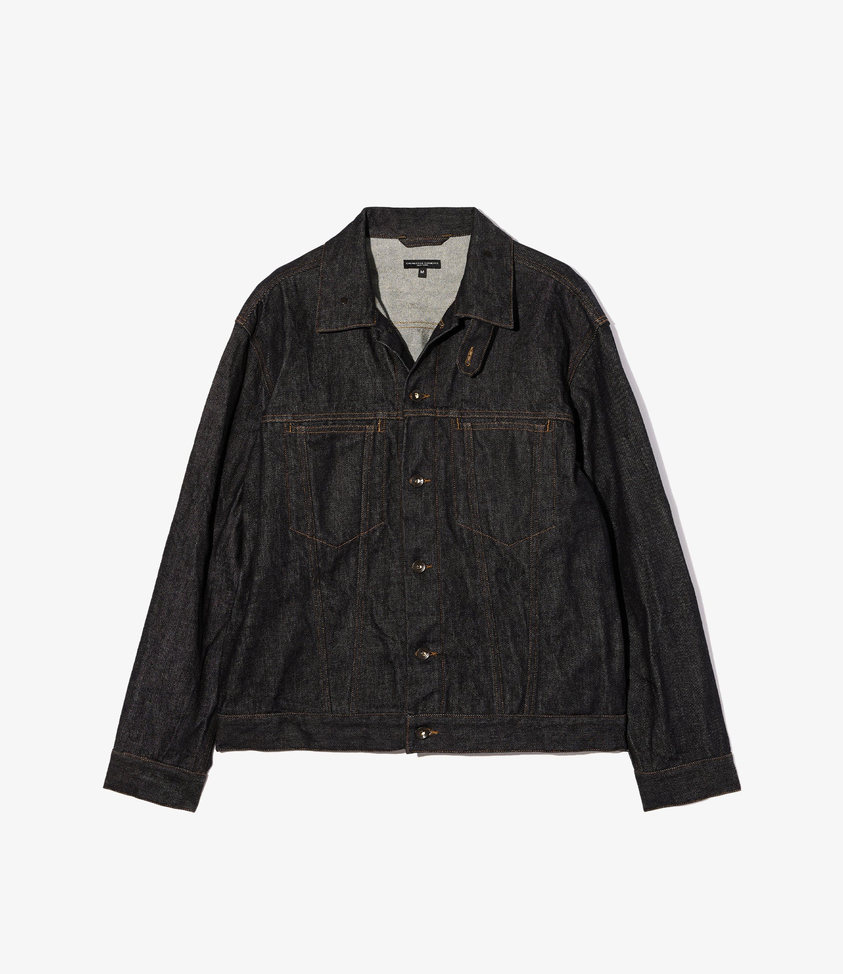 Engineered Garments Type 5 Jean Jacket - Black 14oz Cone