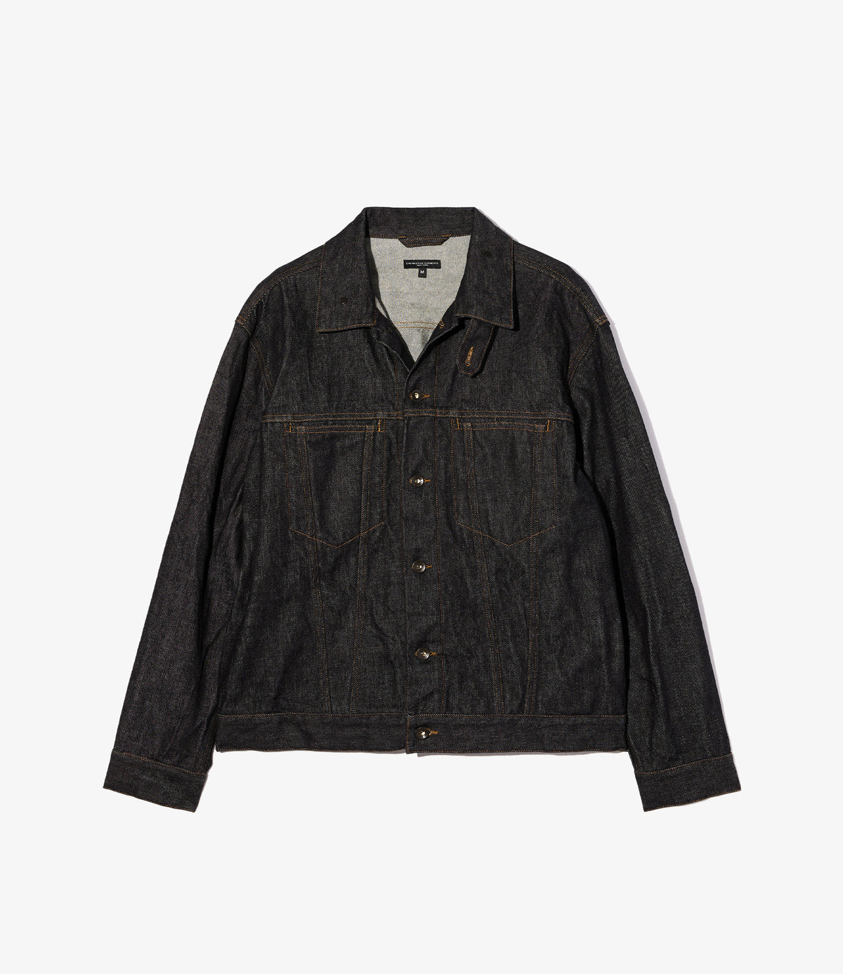 Engineered Garments Type 5 Jean Jacket - Black 14oz Cone Denim 