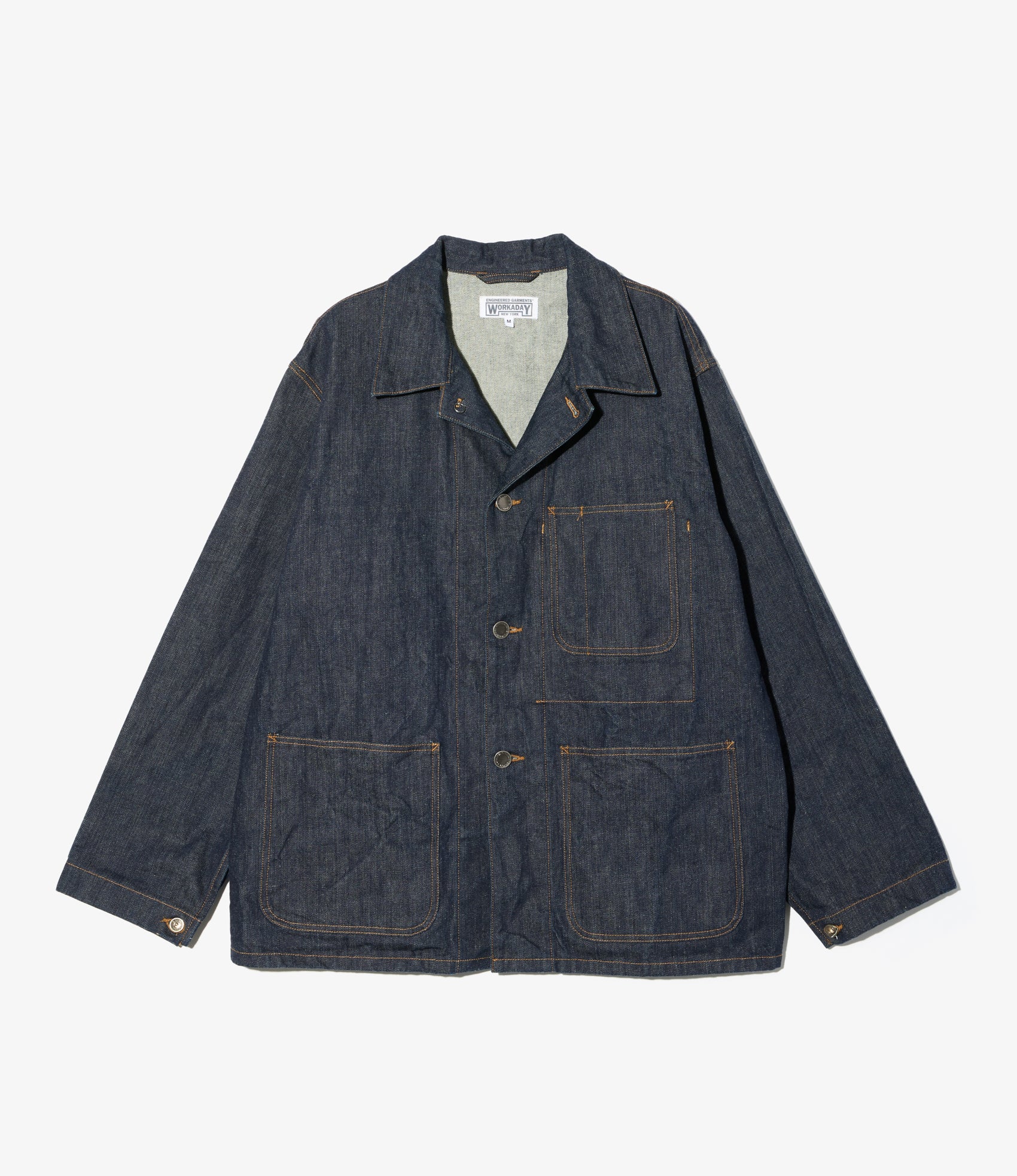 Engineered Garments Workaday Utility Jacket - Indigo 12oz Cone