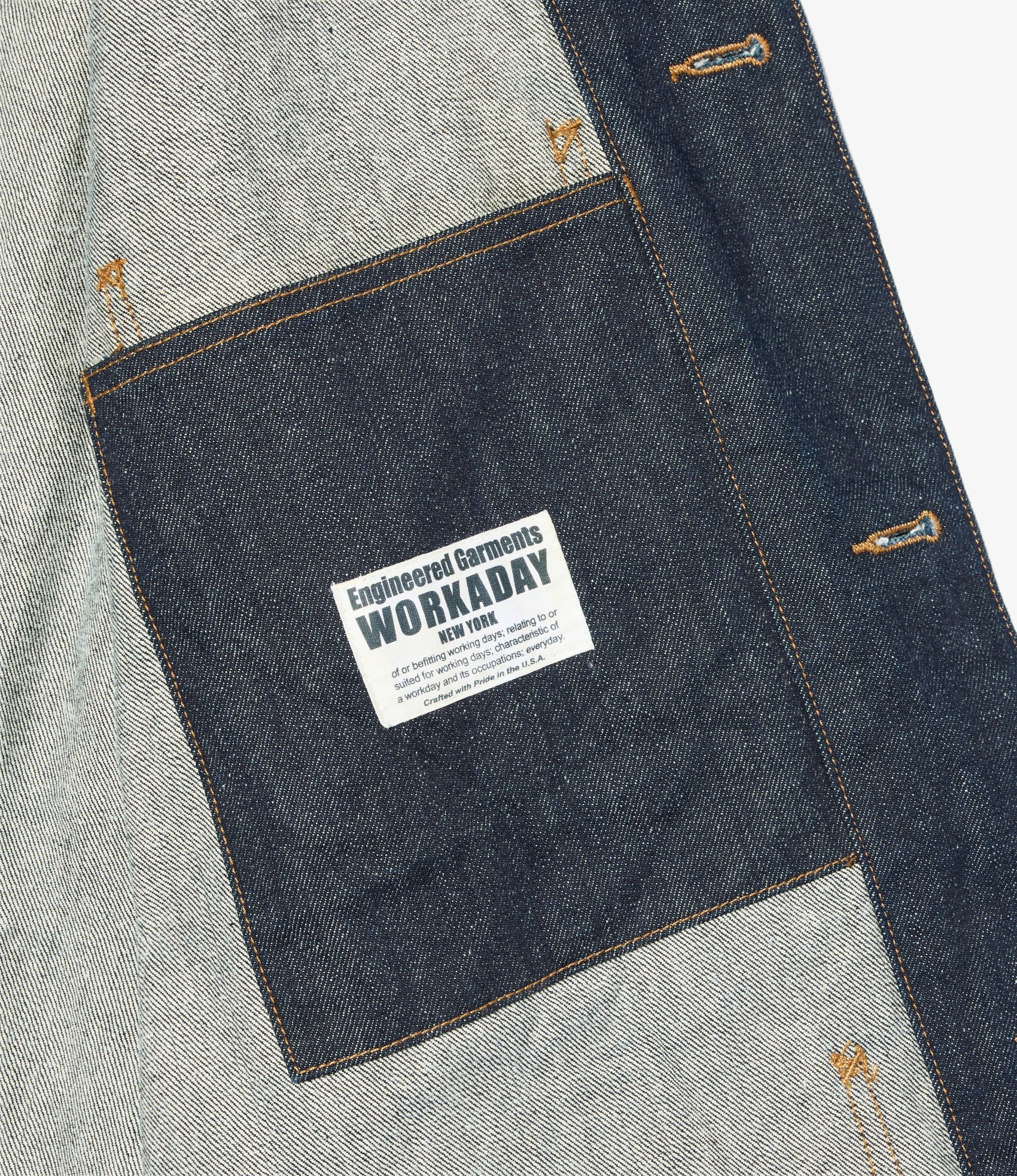 Engineered Garments Workaday Utility Jacket - Indigo 12oz Cone