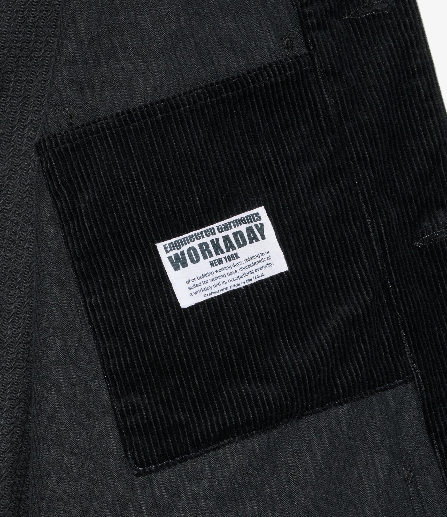 Engineered Garments Workaday Utility Jacket - Black Cotton 8W