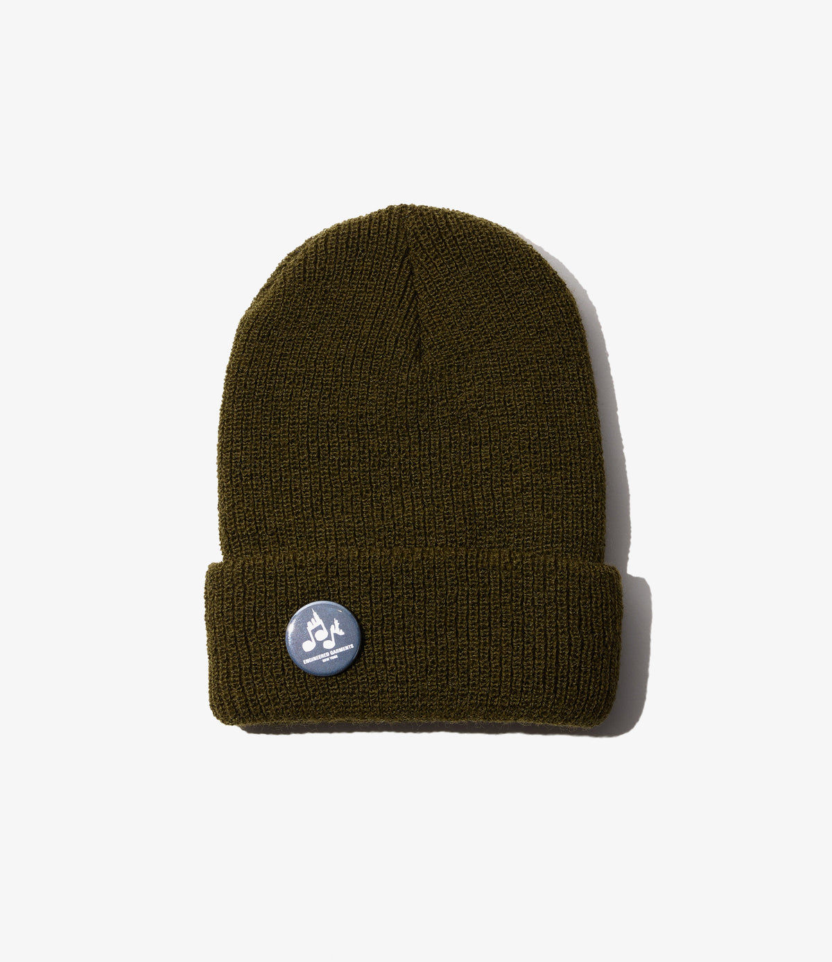 Engineered Garments Watch Cap - Olive Wool – Totem Brand Co