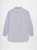 Engineered Garments Women's Rounded Collar Shirt - Blue Cotton Iridescent