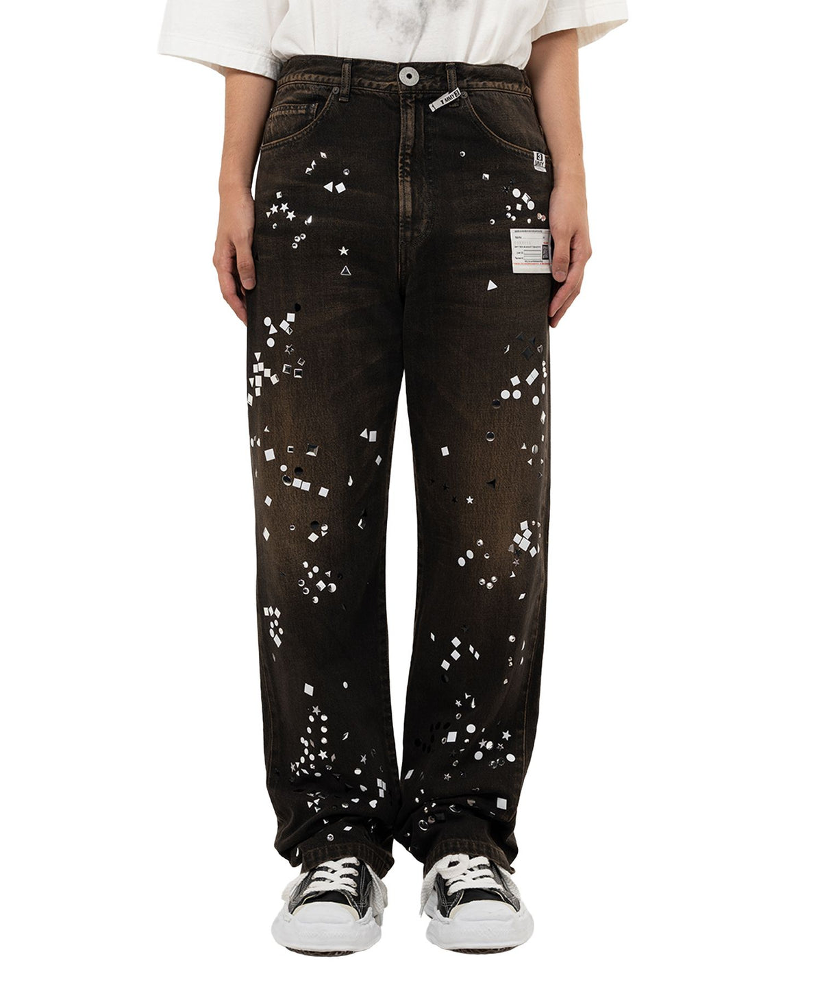 Maison Mihara Yasuhiro - Embellished Jeans - Black – Totem Brand Co
