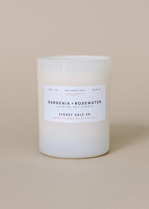 Sydney Hale Co. Candle - Gardenia + Rosewater
