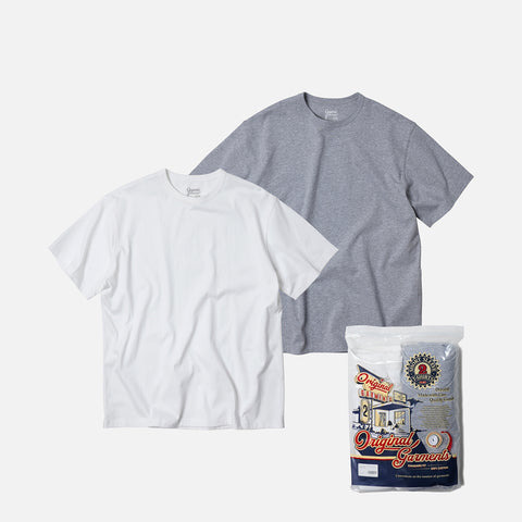 FrizmWorks OG Athletic T-Shirt 2Pack - White + Gray