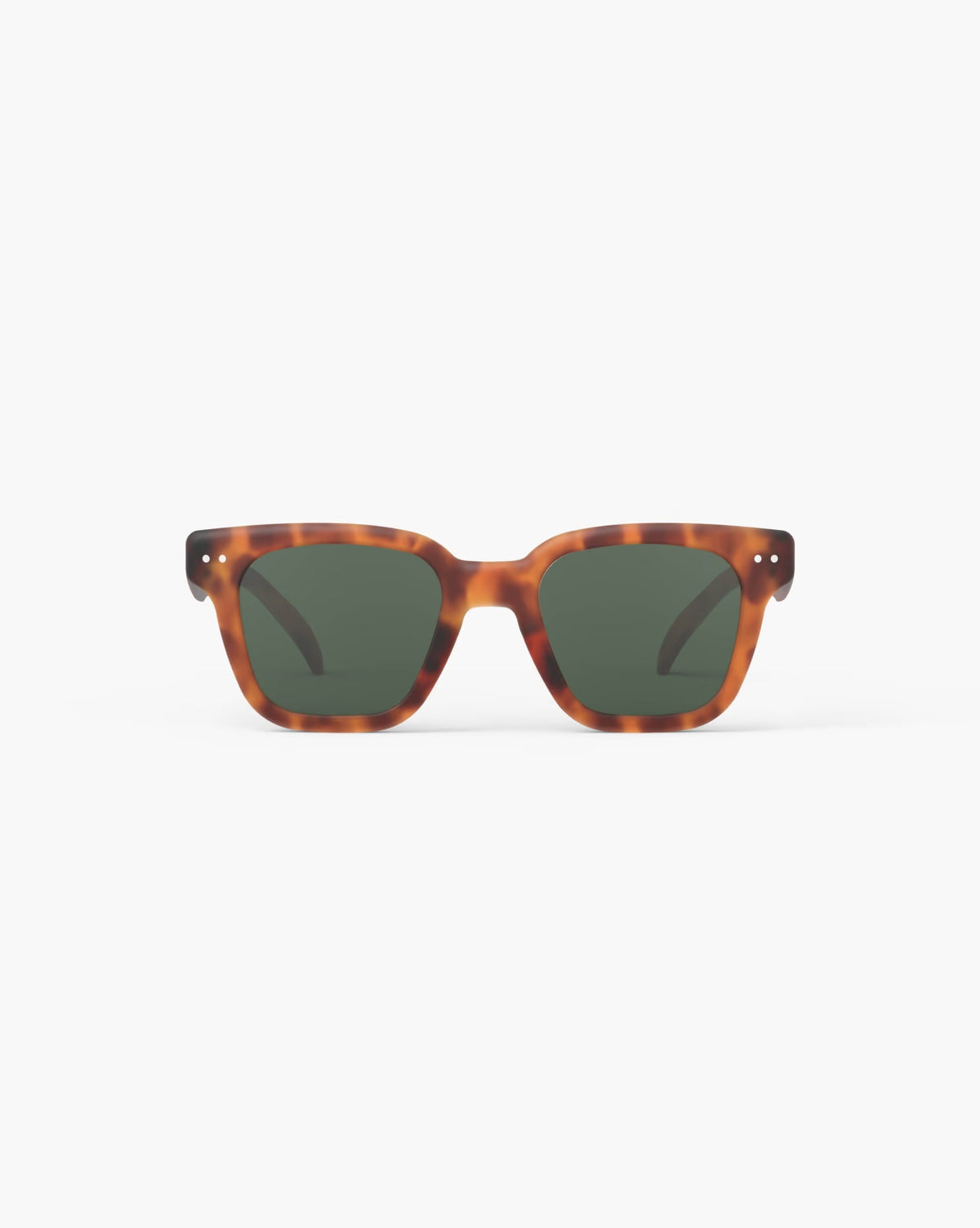 Izipizi Sunglasses #ROAD - Havane - Soft Green Lenses – Totem