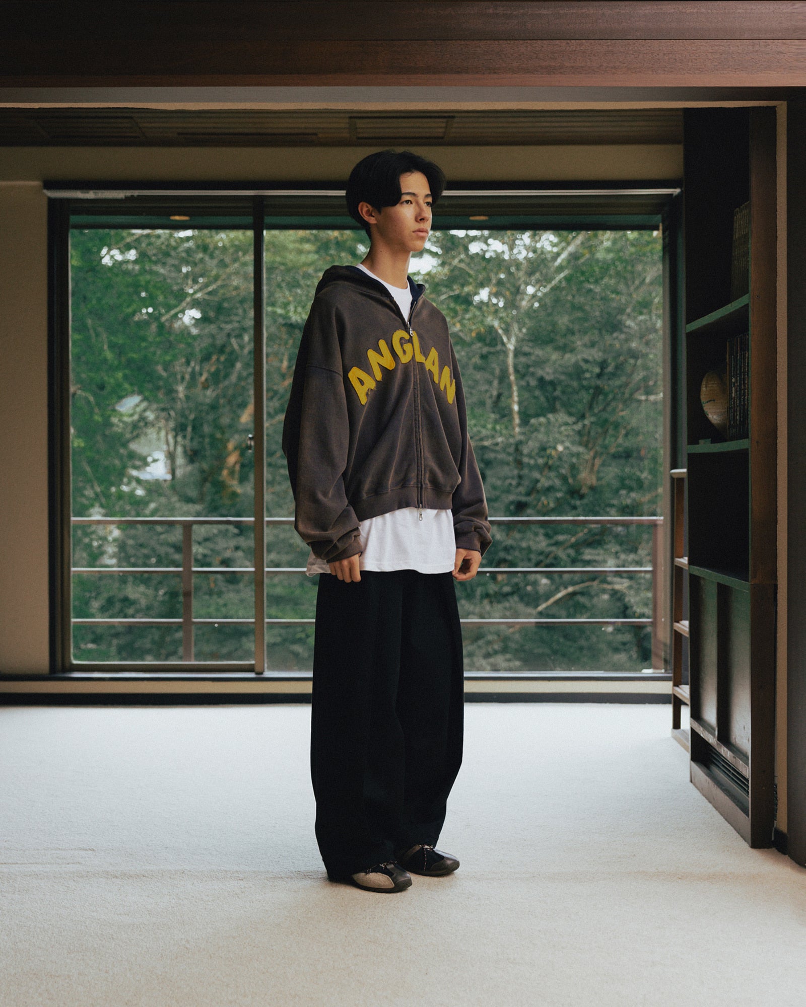 chino tuck wide pants 【philme、size2】 Linen Blend Tucked Wide Pants | UNIQLO US