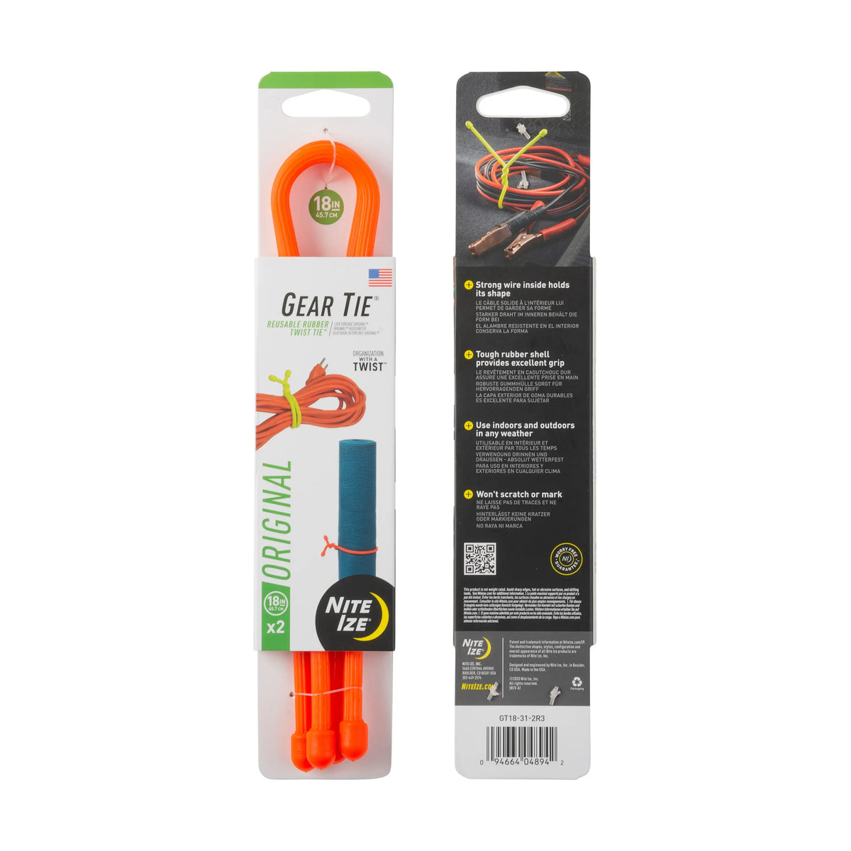 gear tie nite ize Farbe:grün 