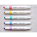 Kokuyo Mark+ 2 Way Marker Pen - 5 Color Set A