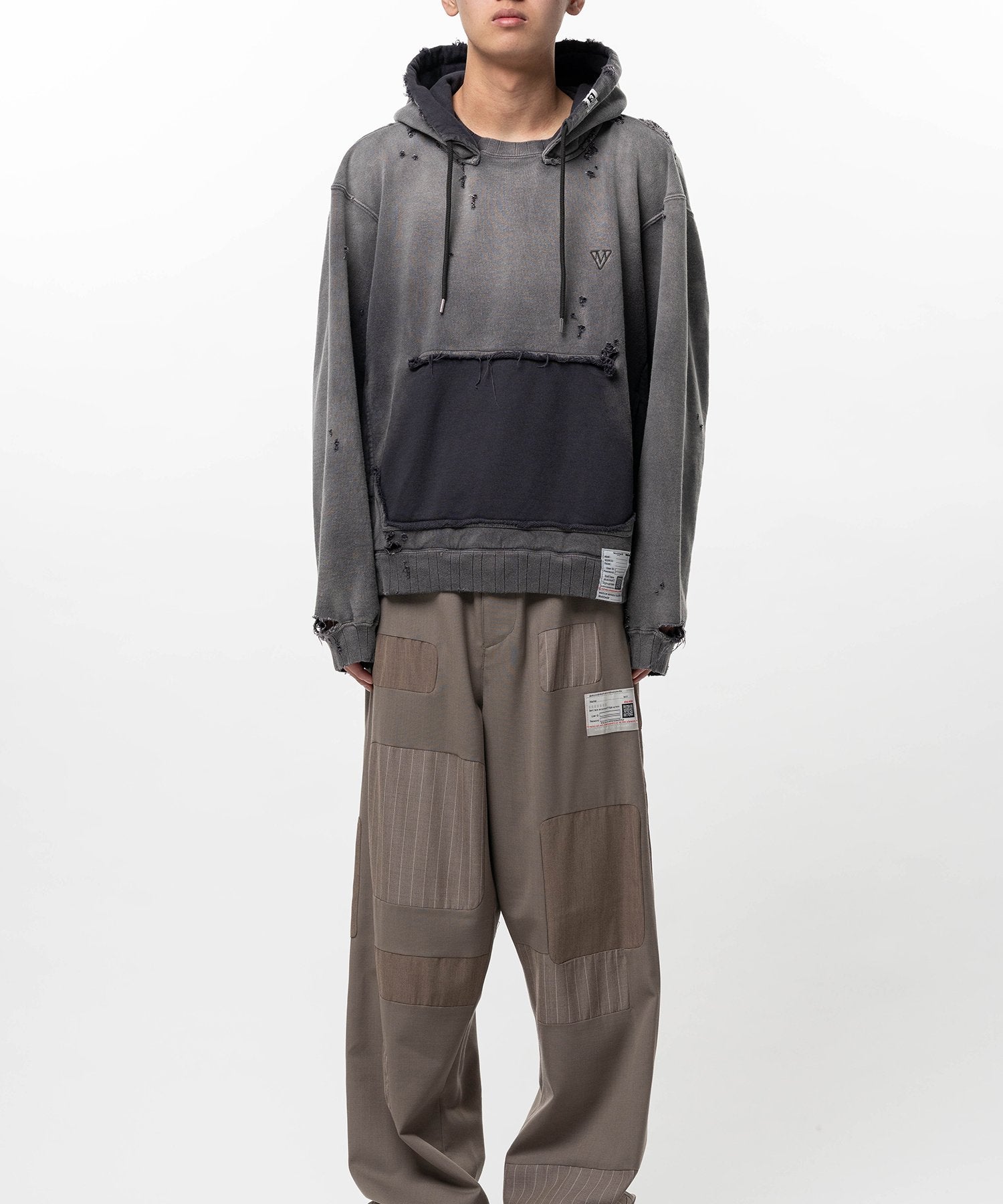Maison Mihara Yasuhiro Sun Faded Like Hoodie - Black – Totem Brand Co.