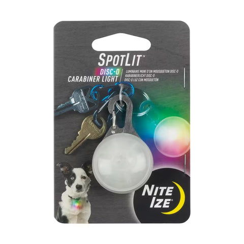 SpotLit Disc-O Carabiner Light
