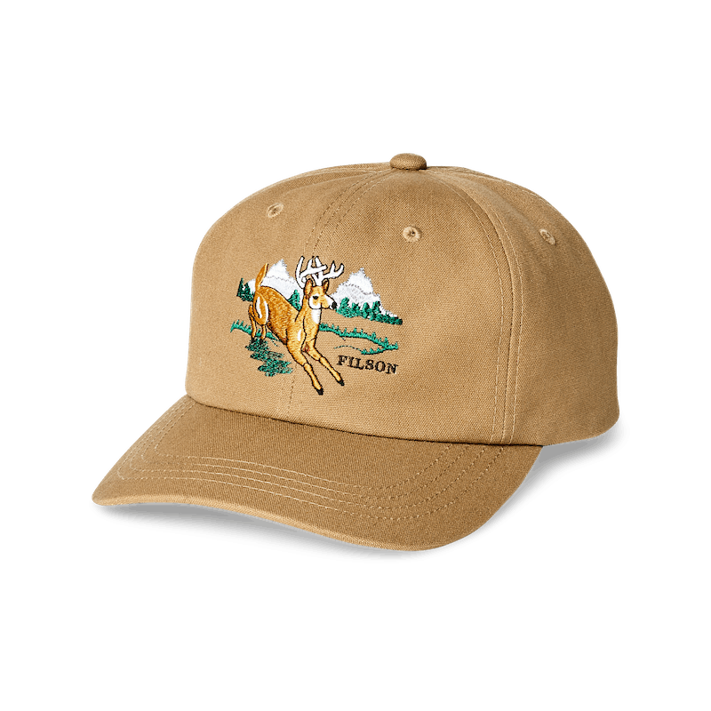 Filson Dry Tin Low Profile Logger Cap - Gold Tan/Deer