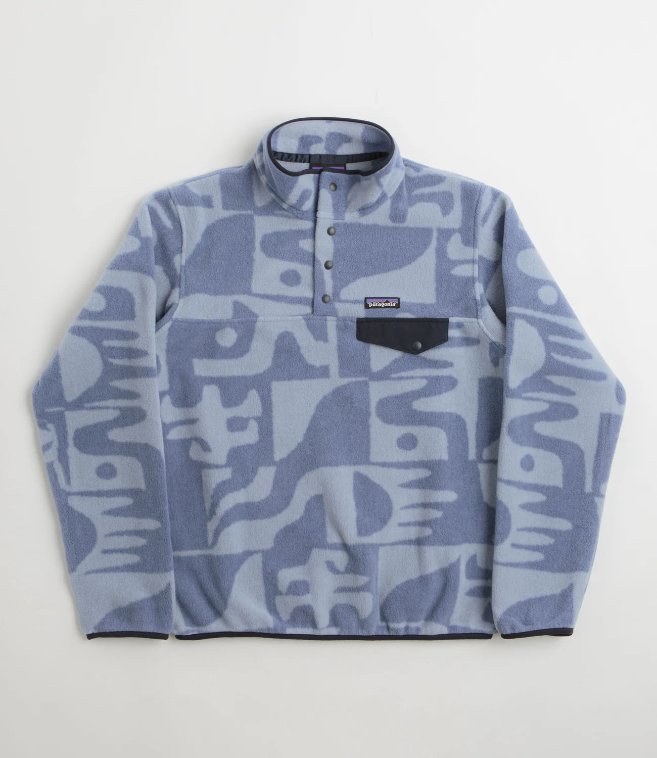 Patagonia Women's LW Synch Snap-T P/O - Mother Tree: Barnacle Blue