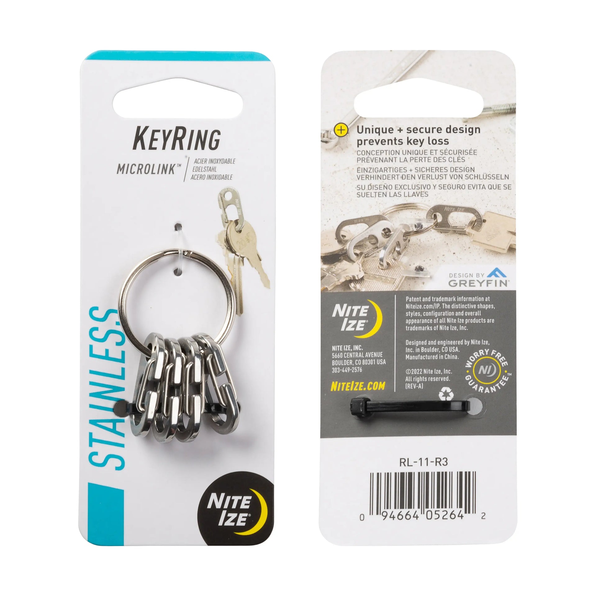 Nite Ize Microlink KeyRing - Stainless – Totem Brand Co.