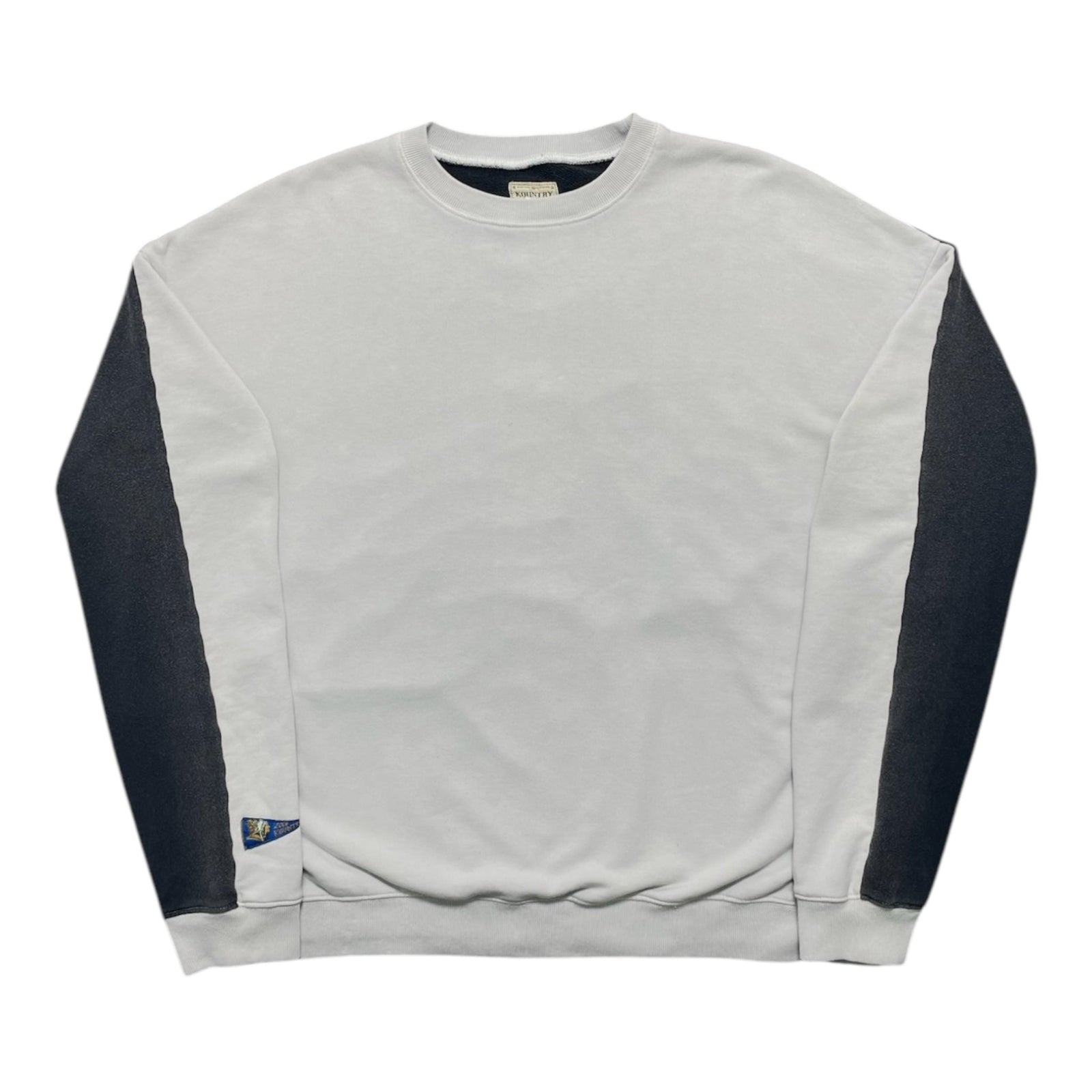 Kapital SWT Knit 2Tones Remake BIG SWT (BONE) - Ecru / Black