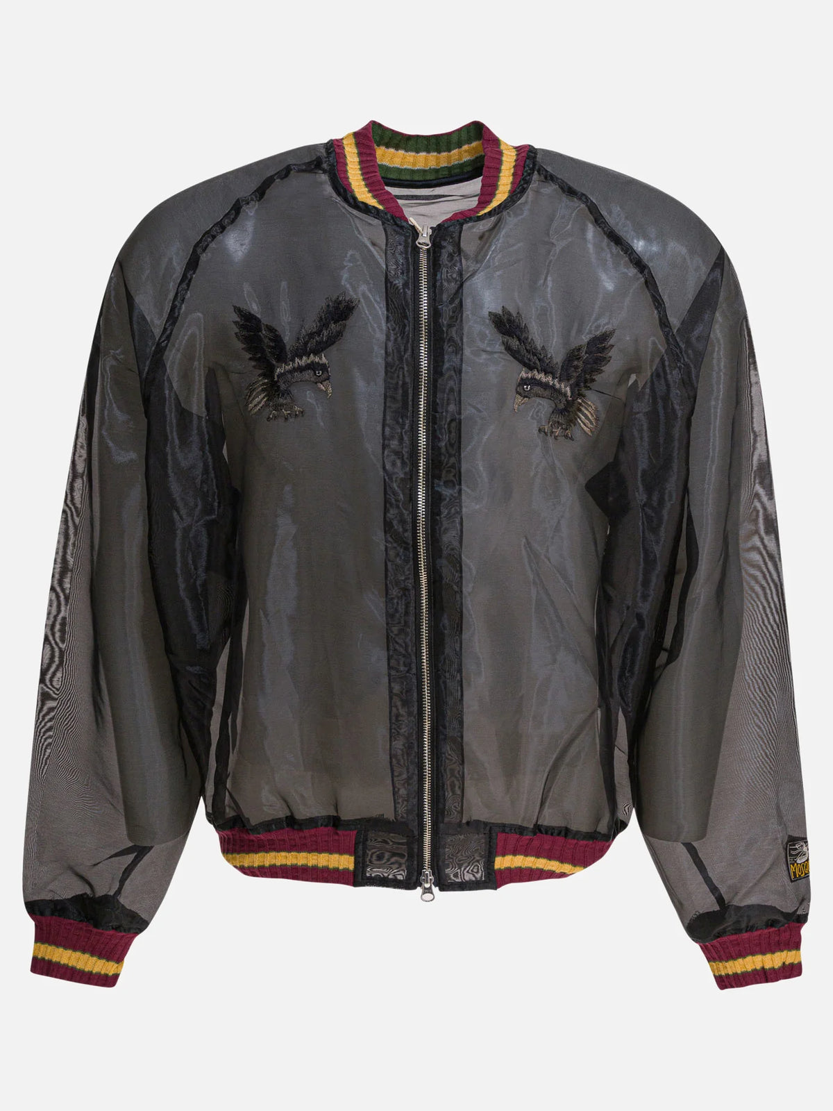 Kapital Sheer Pearl Mosquito Guard Souvenir Jacket (RAVEN & SKULL Kapital Sheer Pearl Mosquito Guard Souvenir Jacket (RAVEN & SKULL