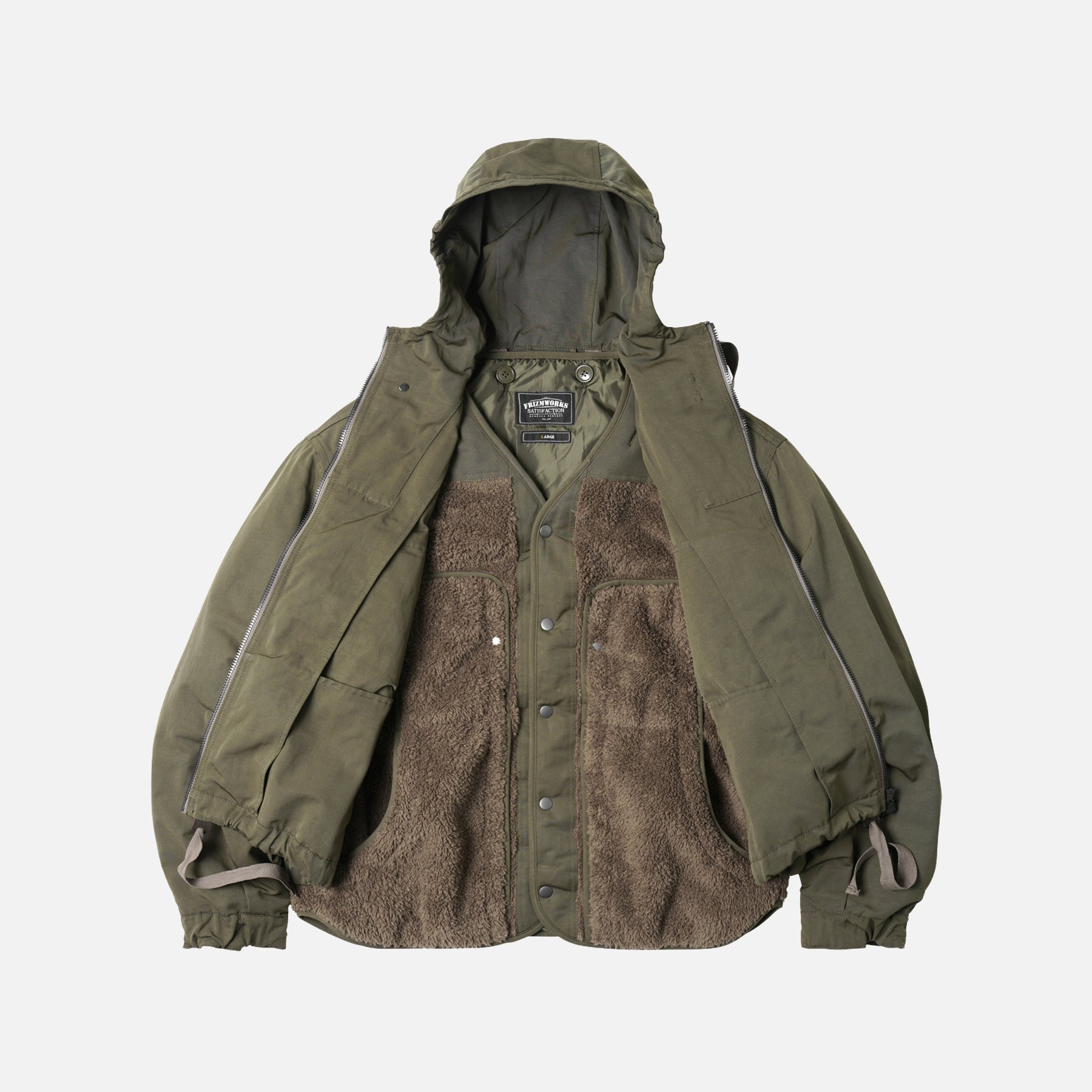 FrizmWorks Smock Hooded Parka - Olive – Totem Brand Co.