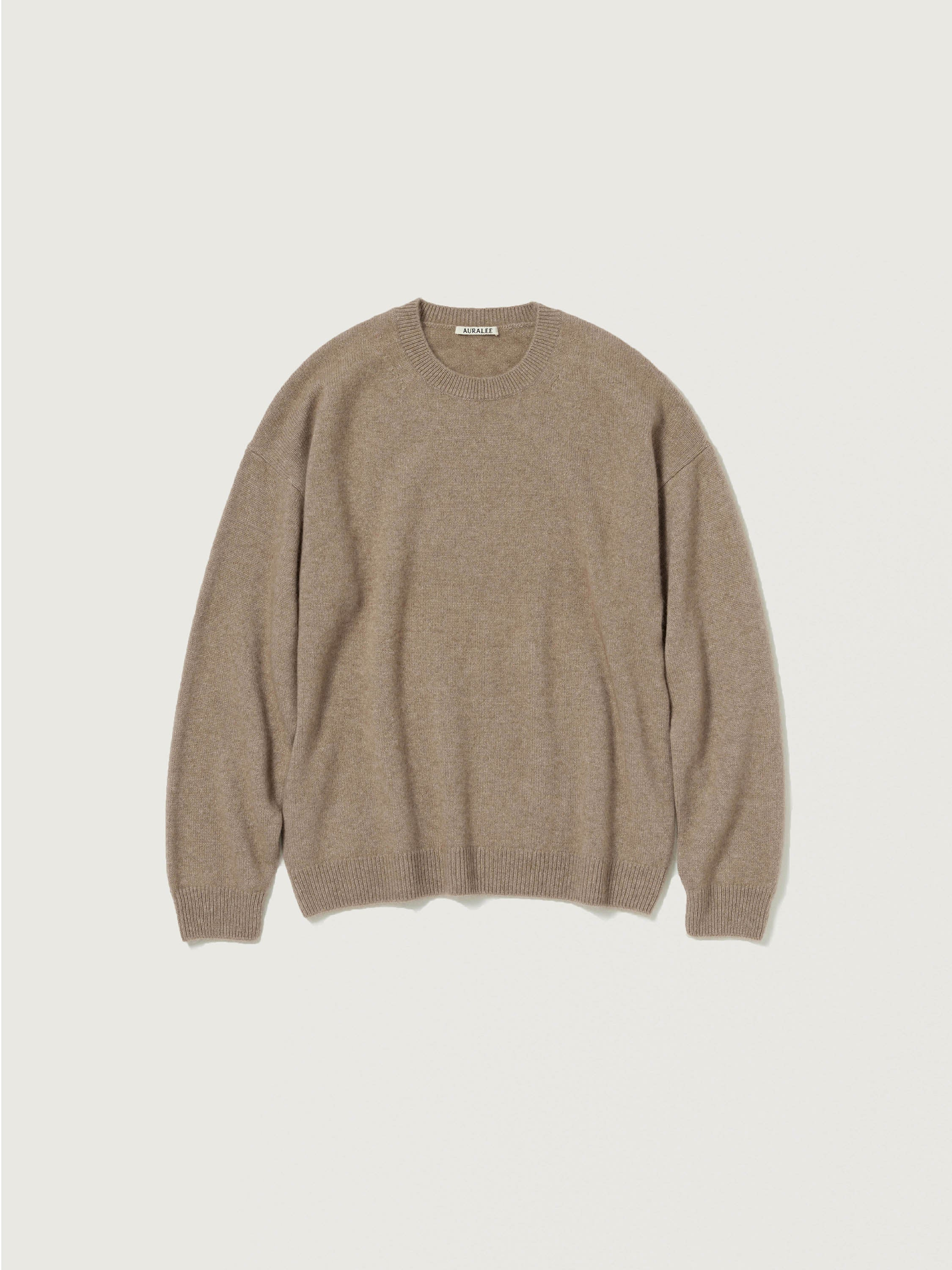 Auralee Baby Cashmere Knit P/O - Natural Brown – Totem Brand Co.